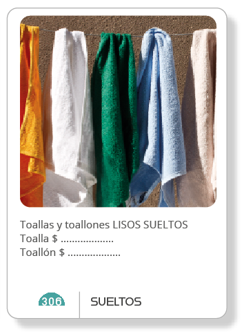 Toallas y Toallones | LISOS SUELTOS